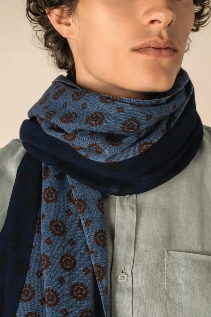 Uniseks tulbanddoek met bloemenmotief — productfoto 3