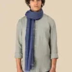 Uniseks tulbanddoek van chambray