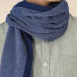 Uniseks tulbanddoek van chambray — productfoto 2