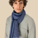 Uniseks tulbanddoek van chambray — productfoto 3