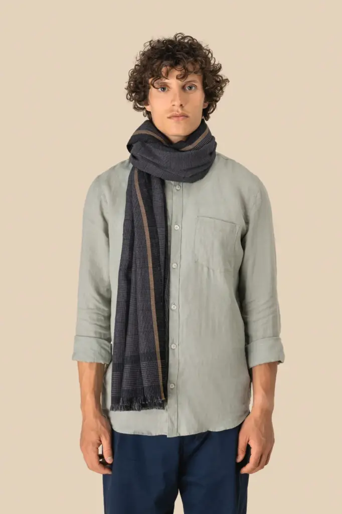 SP159_2025 - Hidalgo Geruite uniseks tulbanddoek — productfoto 2