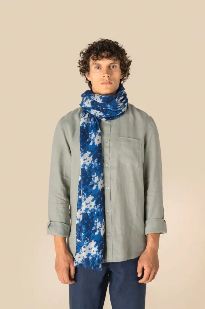SP160-1_2026 - Hidalgo Uniseks tulbanddoek met bloemenmotief — productfoto 2