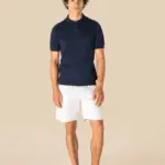 Ecologische tricot herenpolo — productfoto 2