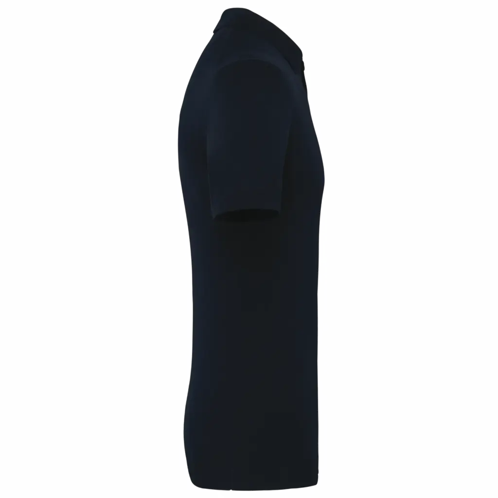 Ecologische tricot herenpolo, navy blue — productfoto 7