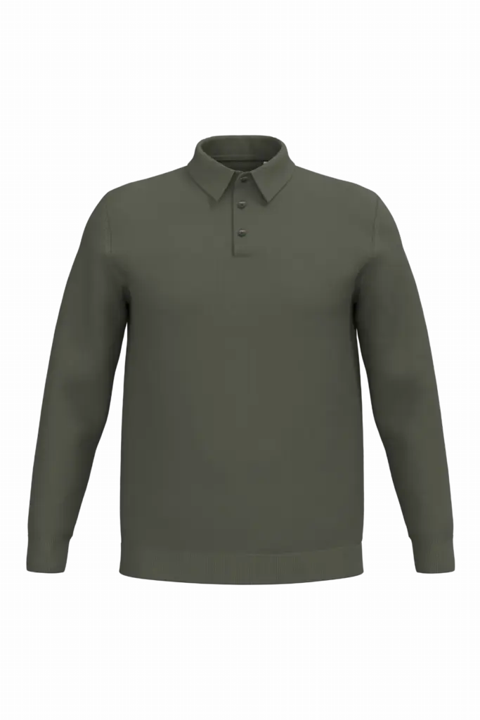 Herren Langarm Polo SP204 bedrucken Bio-Baumwolle S-XXL — Produktfoto 7
