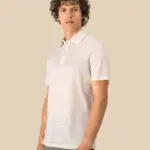 Linnen herenpolo — productfoto 3