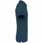 Linnen herenpolo, peacock blue — productfoto 11