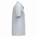 Ecologische badstof herenpolo, white — productfoto 8