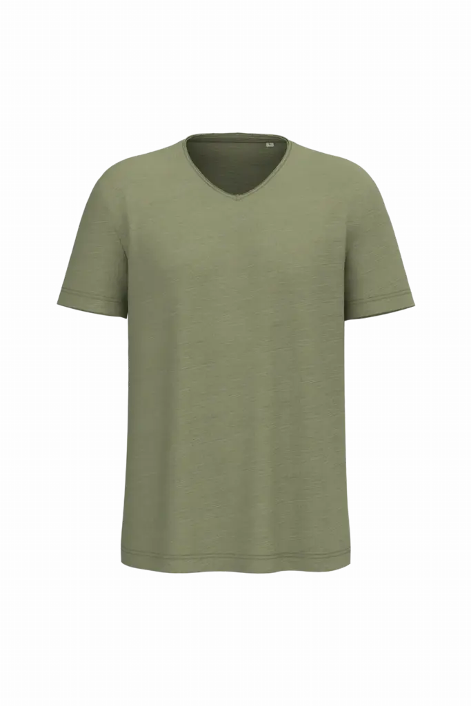 Herren T-Shirt bedrucken SP303 Bio-Baumwolle V-Neck S-3XL — Produktfoto 7