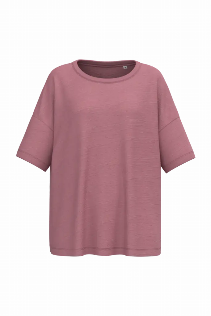 Oversized T-Shirt bedrucken SP304 Bio-Baumwolle Damen XS-XL — Produktfoto 8