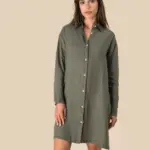 Linnen overhemdjurk voor dames — productfoto 2