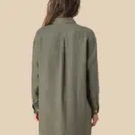 Linnen overhemdjurk voor dames — productfoto 3