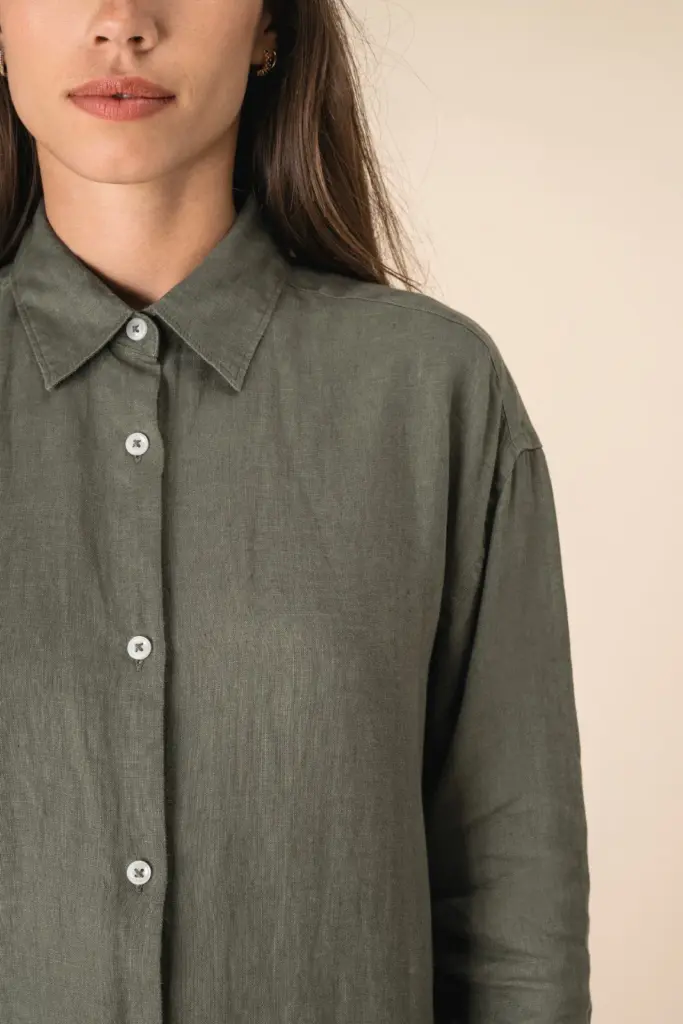 Linnen overhemdjurk voor dames — productfoto 4