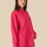 Oversized linnen damesoverhemd — productfoto 4