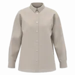 Oversized linnen damesoverhemd, linen — productfoto 6