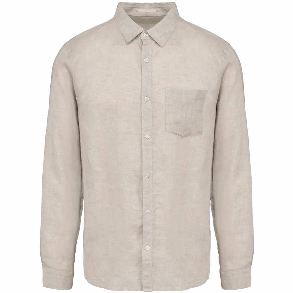 Linnen herenoverhemd, linen — productfoto 14