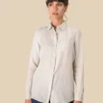 Linnen damesblouse