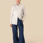 Linnen damesblouse — productfoto 2