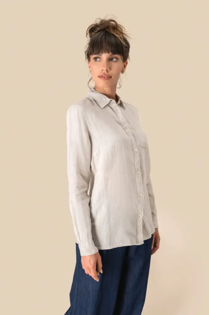 Linnen damesblouse — productfoto 4