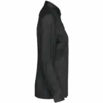 Linnen damesblouse, anthracite grey — productfoto 5