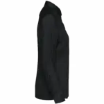 Linnen damesblouse, black — productfoto 6