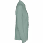 Linnen damesblouse, jade green — productfoto 8