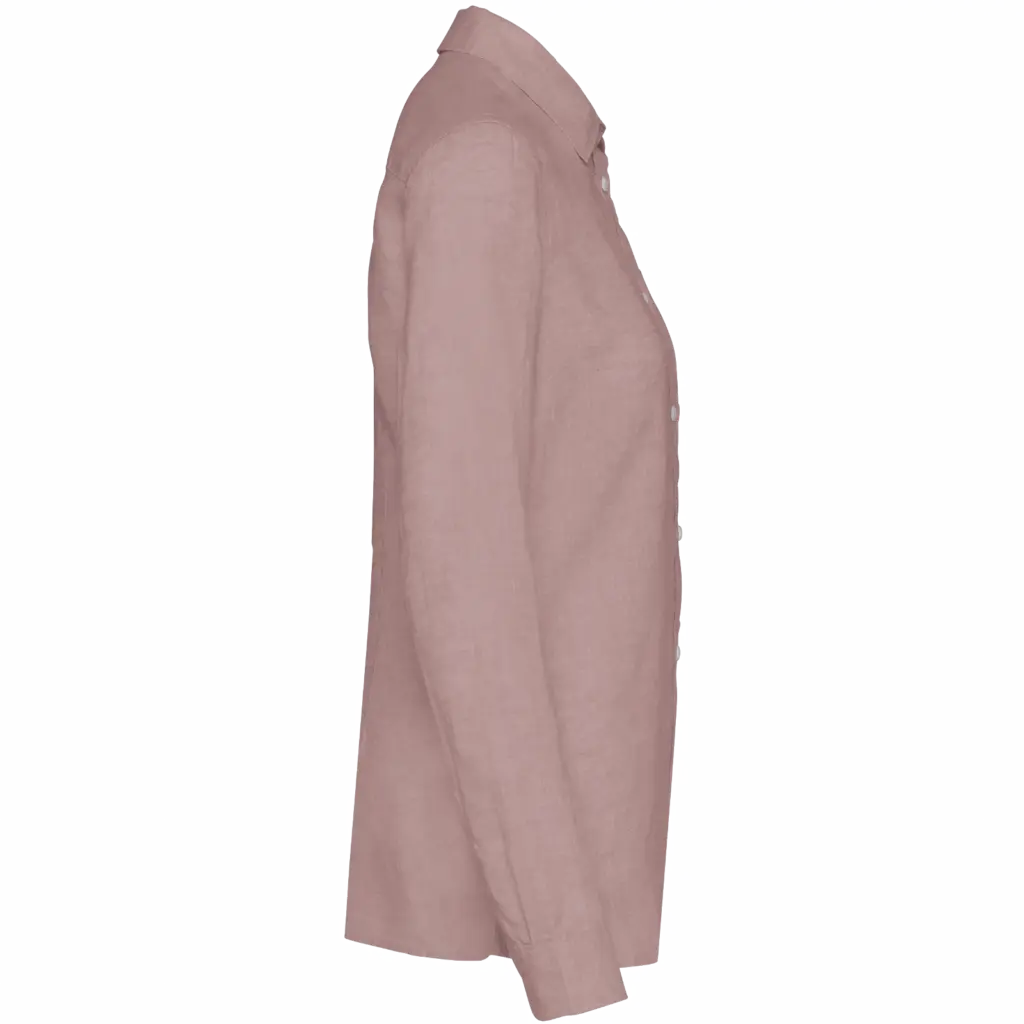 Linnen damesblouse, petal rose — productfoto 13