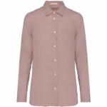 Linnen damesblouse, petal rose — productfoto 14