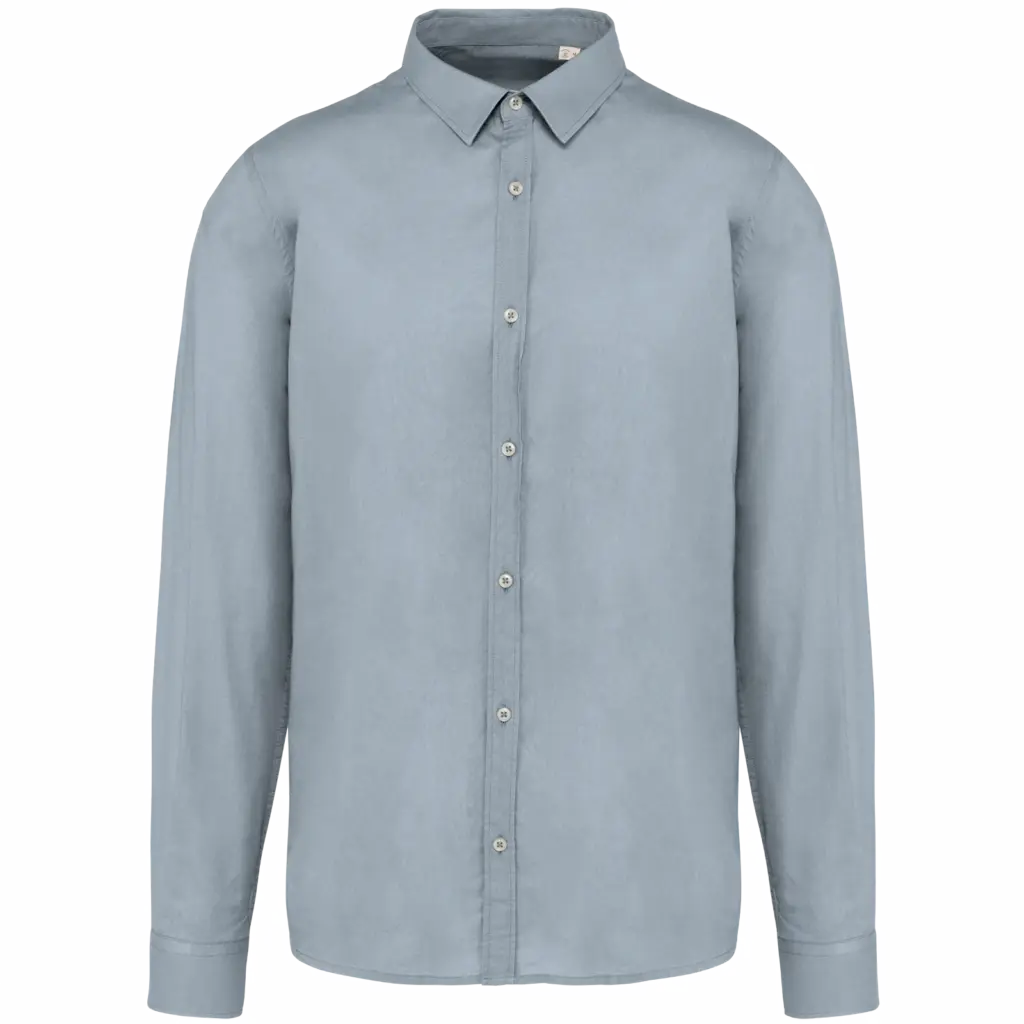 Ecologisch herenoverhemd, aquamarine — productfoto 6