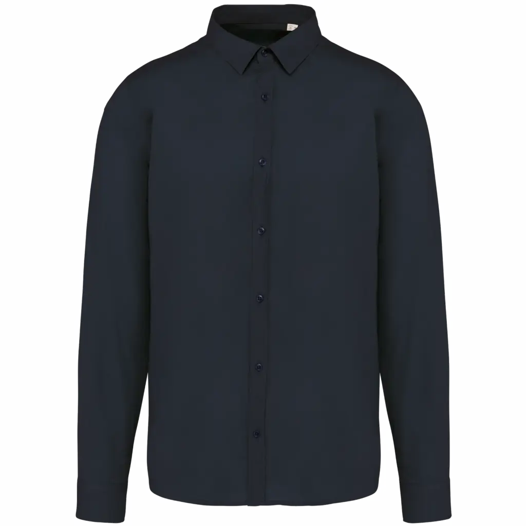 Ecologisch herenoverhemd, navy blue — productfoto 9
