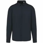 Ecologisch herenoverhemd, navy blue — productfoto 9