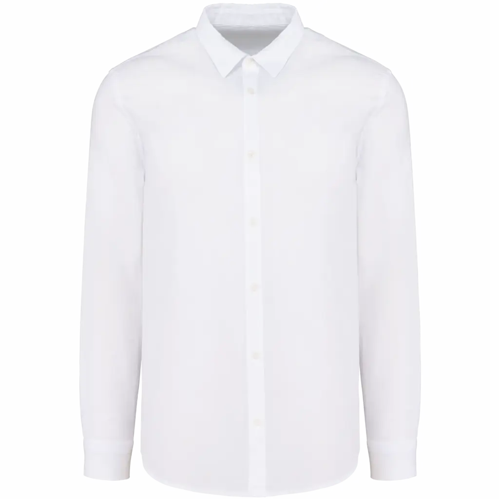 Ecologisch herenoverhemd, white — productfoto 12