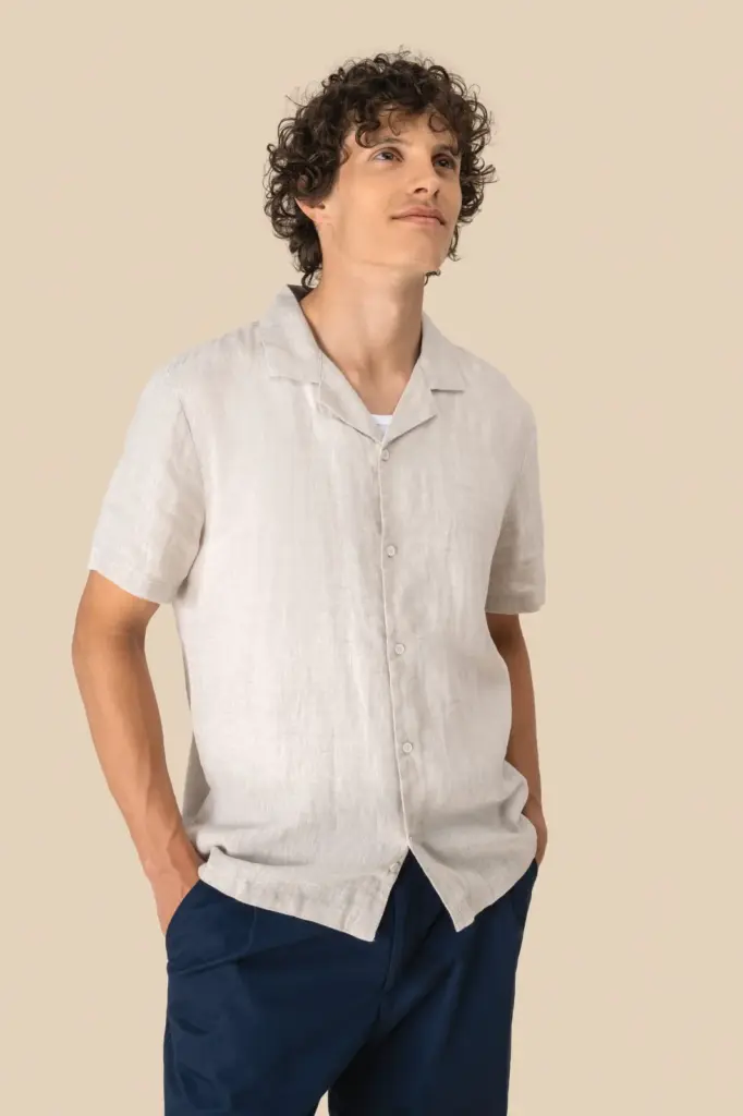Linnen overhemd heren — productfoto 3