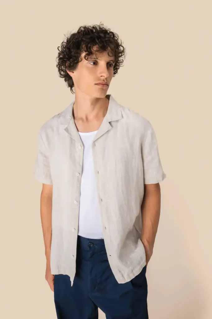 Linnen overhemd heren — productfoto 4