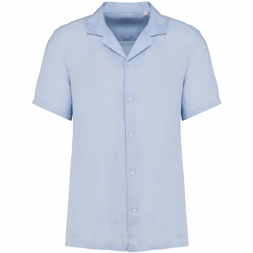 Linnen overhemd heren, linen blue — productfoto 7