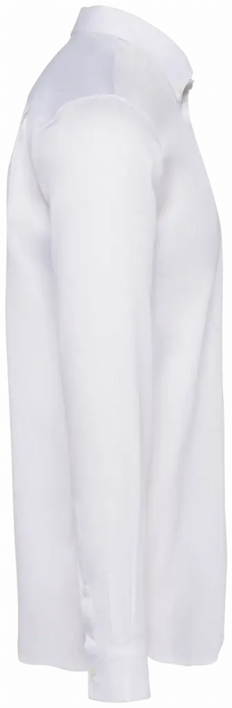 Ecologisch verwassen herenoverhemd van lyocell, washed white — productfoto 4