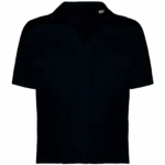 Ecologische oversized damesblouse van lyocell, washed dark navy — productfoto 3