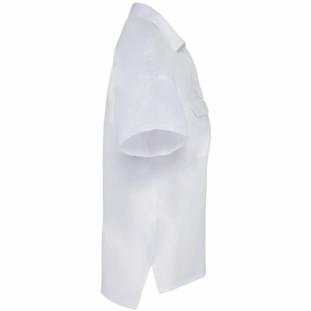 Ecologische oversized damesblouse van lyocell, washed white — productfoto 3