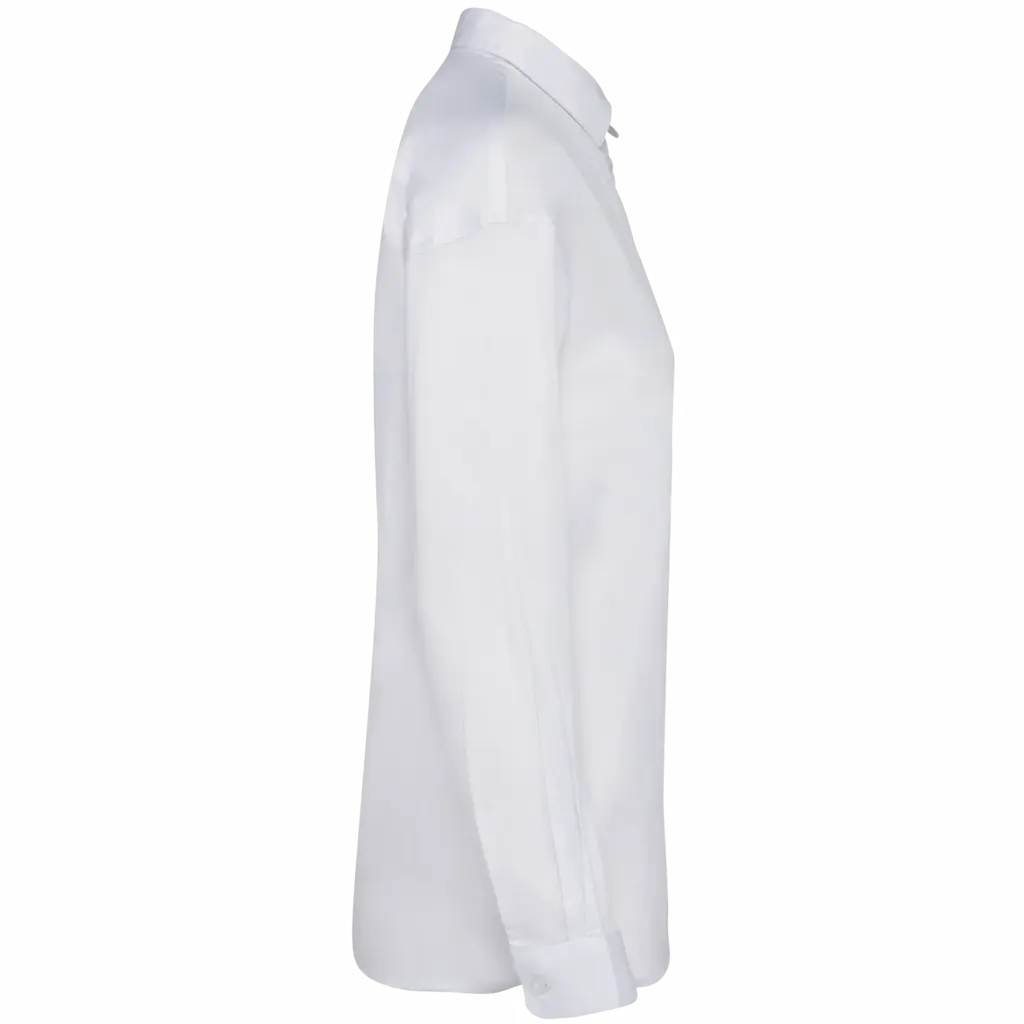 Ecologisch damesoverhemd van lyocell, washed white — productfoto 7