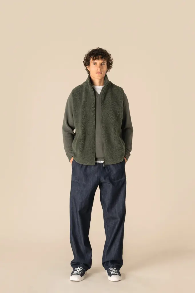 SP603-11_2026 - Hidalgo-werbeartikel Mouwloos sherpa herenjasje — productfoto 2