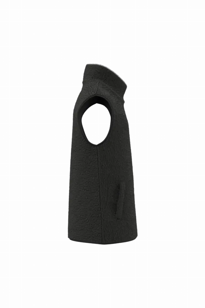 PS_SP603-S_BLACK - Hidalgo-werbeartikel Mouwloos sherpa herenjasje, black — productfoto 5