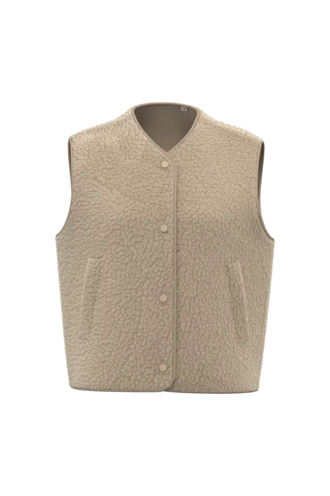 Sherpa Women Bodywarmer SP604 Printable Warm Oversize XS-XL — product photo 8