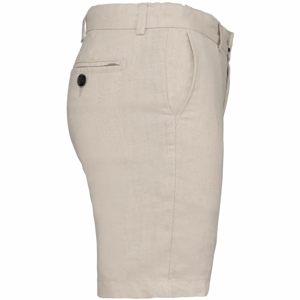 Linnen bermuda Jongen, linen sand — productfoto 3