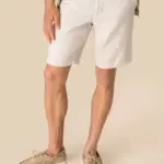 Linnen bermuda heren