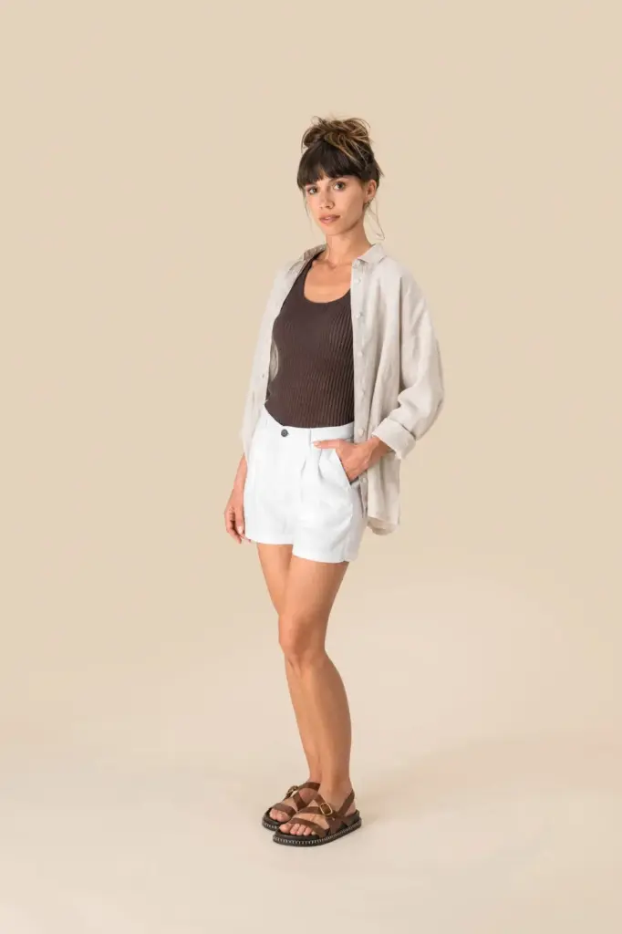 Linnen short dames — productfoto 3