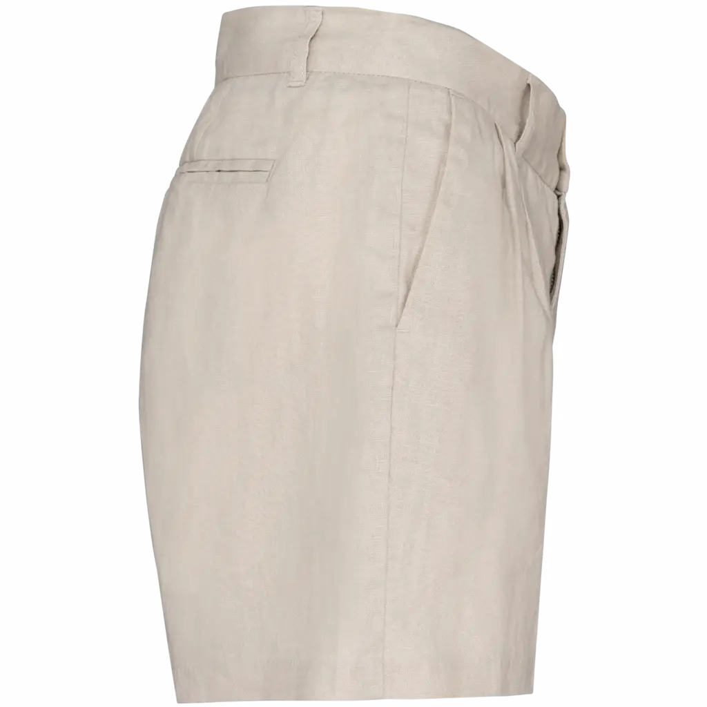 Linnen short dames, linen sand — productfoto 5