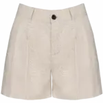 Linnen short dames, linen sand — productfoto 6