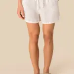Linnen damesshort