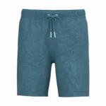 Ecologische badstof herenshort, cool blue — productfoto 4