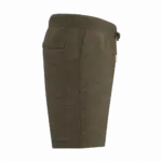 Ecologische badstof herenshort, light olive green — productfoto 3